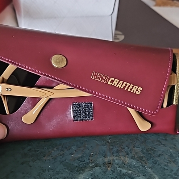 Italy Marked 70s unisex 2-tone large frame sunglasses leather case Unisex - Picture 16 of 16